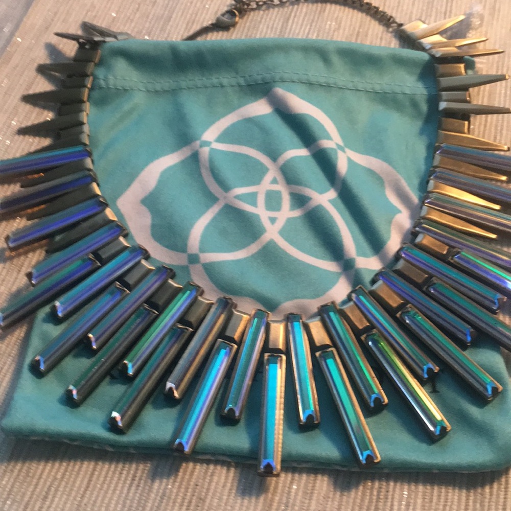 Kendra Scott Kaplan Dichroic Glass Necklace